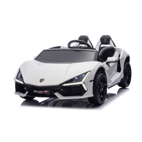 Auto na akumulator dla dzieci Lamborghini Revuelto XL Biały A500.BIA